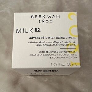 Beekman 1802 Milk RX Advanced Better Aging Cream - White and Yellow